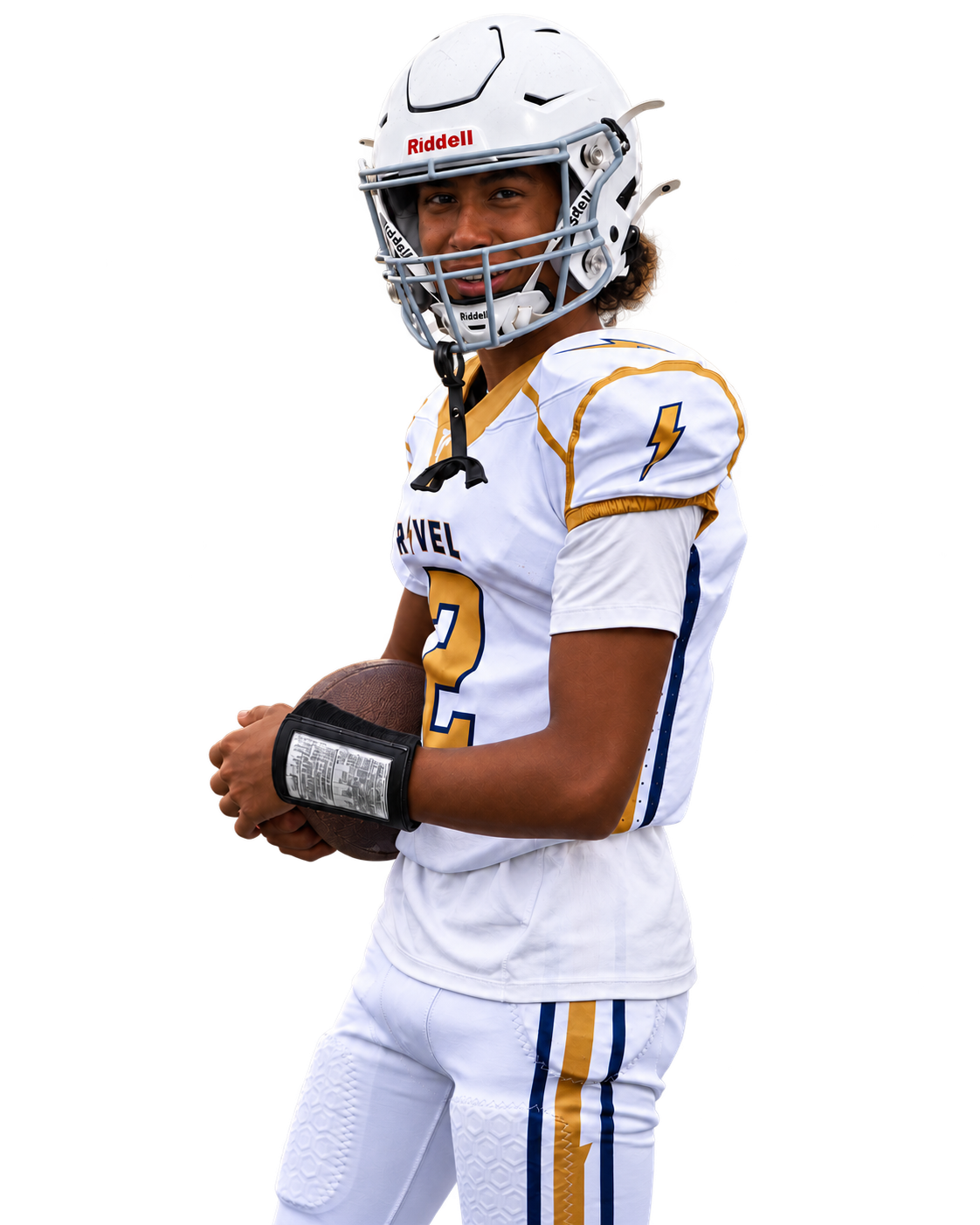 Maxwell competing in football